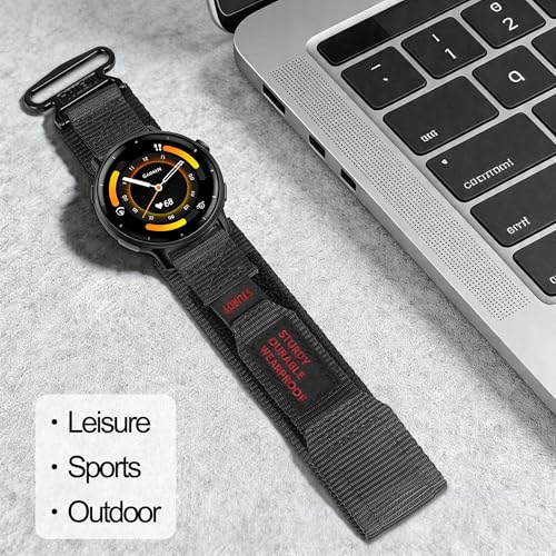 Correa de nylon 22mm para reloj compatible Garmin Venu 3 y 4 miniatura 4