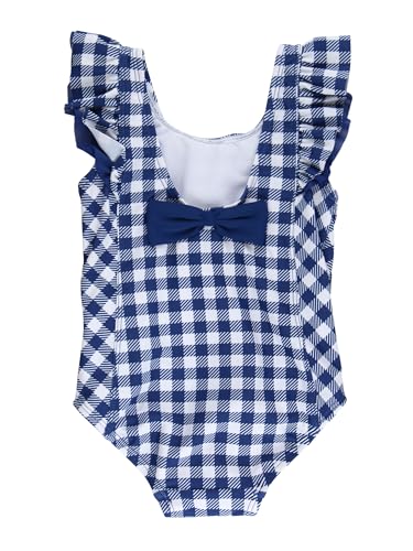 Image of RuffleButts Baby /Toddler Girls Ruffle Strap One Piece Swimsuit w /UPF 50+ Sun Protection