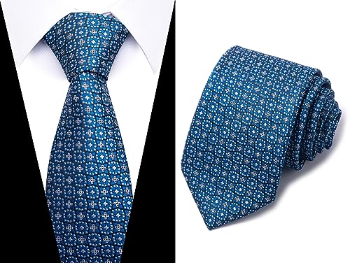 Image of Passabin Tie For Men Necktie Woven Jacquard Neck Ties Set 6 PCS