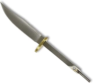 Hunting Knife Blade Blank 024 - 9Cr18MoV Stainless Steel - 6 1/4" OAL - USA Knifemaker Supply
