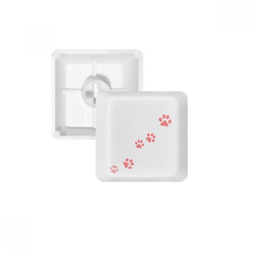 Keycaps PBT patte de chat rose cadeau idéal clavier mécanique - 4