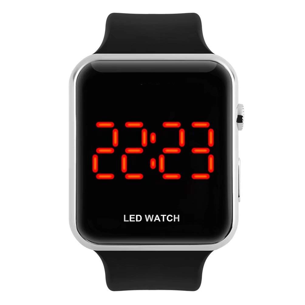 GosasaGosasa Unisex Digital Watch Women Men Multifunction Outdoor Sport Watches Casual Silicone Strap Stopwatch Alarm Countdown Dual Time 50M Waterproof for Women Men