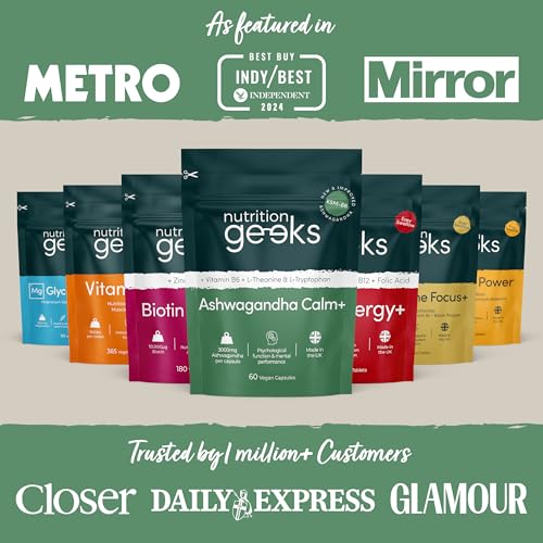 Ashwagandha KSM 66 Complex – 3000mg Enhanced with Amino Acids & Vitamin B6 (2 Month Supply) – Ashwagandha High Strength Capsules with 250mg Extract (Not Gummies or Powder) - Vegan, UK Made