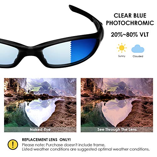 Image of BLAZERBUCK Anti-salt Polarized Replacement Lenses for Oakley Straight Jacket 2007 Sunglass
