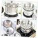 UPKOCH 1set Simulation Kitchen Steamer Toy for Boys and Girls Stainless Steel Cookware Playset Educational Role Play Cooking Toy Interactive Design for Imaginative Play