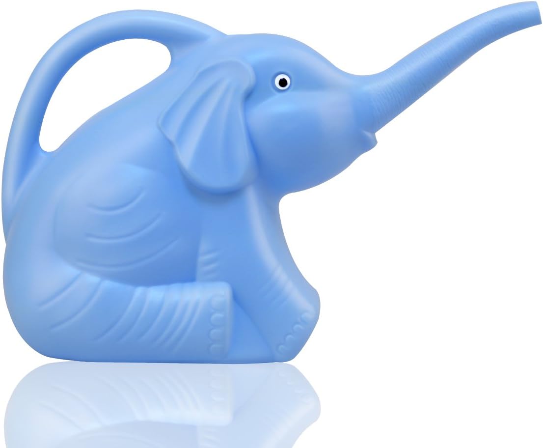 Utavu Garden Watering Can Elephant Kids Children Toy Plastic (Blue)