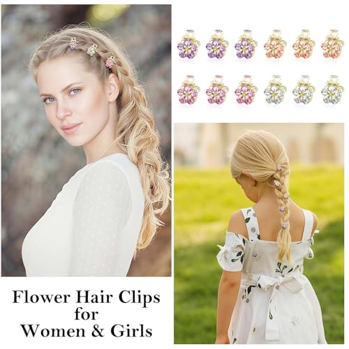 Set de 6 pinzas pequeñas para cabello fino miniatura 5