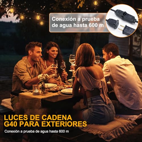 Luz LED para exterior 12 luz led para exterior marca HONGHCL (3)