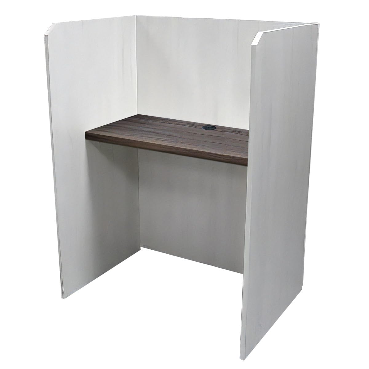Amazon | [URBAN] 個別ブース型デスク 幅90cm パーテーション付 両側