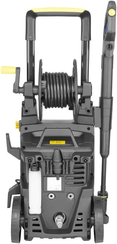 Rear view of Michelin MPX19EH High-Pressure Washer showing water inlet and power connection