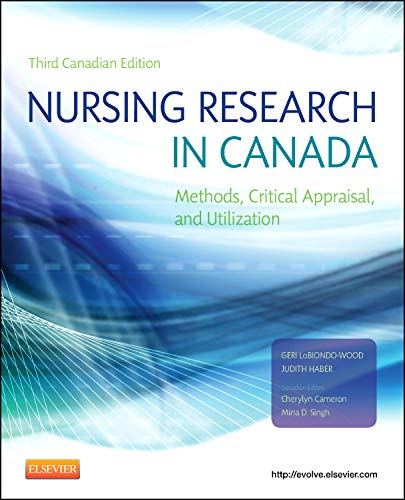 Nursing Research in Canada: Methods, Critical Appraisal, and