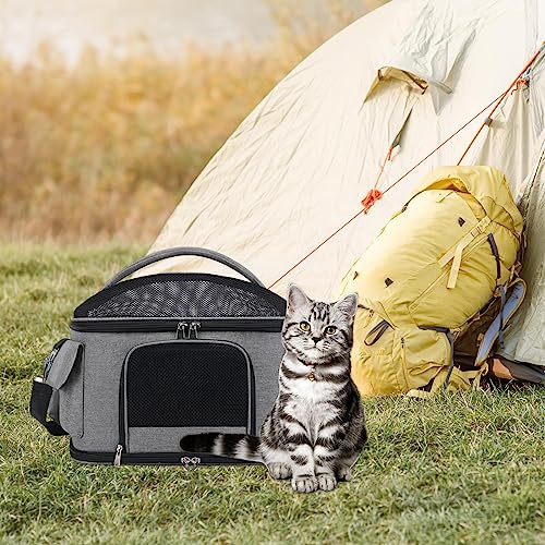 Bolso transportador para gatos plegable que elimina el estrés 6