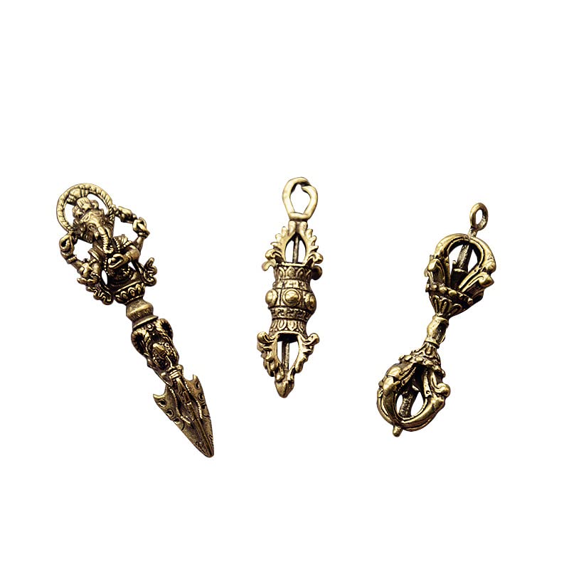 Amazon.com: Brass luck mascot pendant Copper exorcism Amulet
