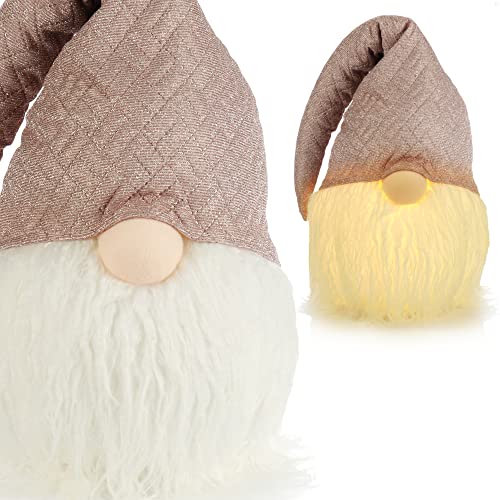 com-four® Premium Weihnachts-Wichtel mit LED als Weihnachtsdeko – Ansicht 5