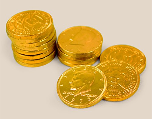 Miniatura 6 de Monedas de chocolate con leche 2lbs - Fichas de Casino