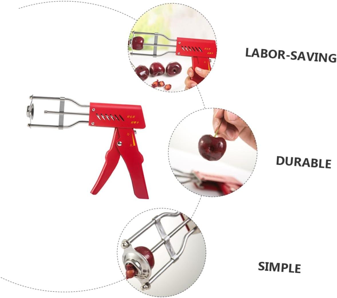 BESTOYARD Stainless Steel Fruit Core Remover Tool Multi-functional Kitchen Gadget for Effortless Fruit Removal Lightweight and Design for Home Use