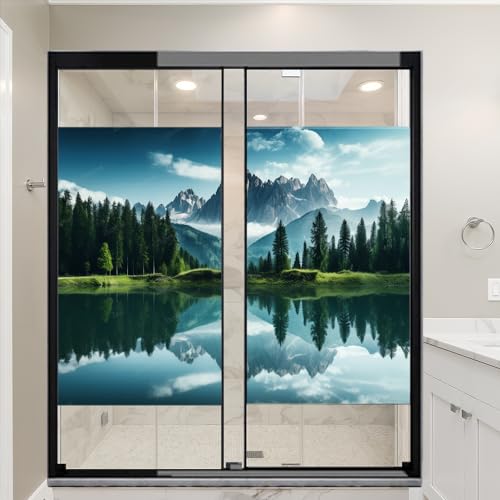 Vinilo decorativo para ventana 23.6x35.4 cm x2 piezas miniatura 6