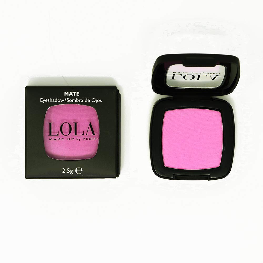 Lola Make Up by Perse Mono Eyeshadow with Natural Ingredients Vegan and Cruelty-Free Eye Makeup Palette High Coverage Satin Eye Shadow for Women, Pink Cloud (039)