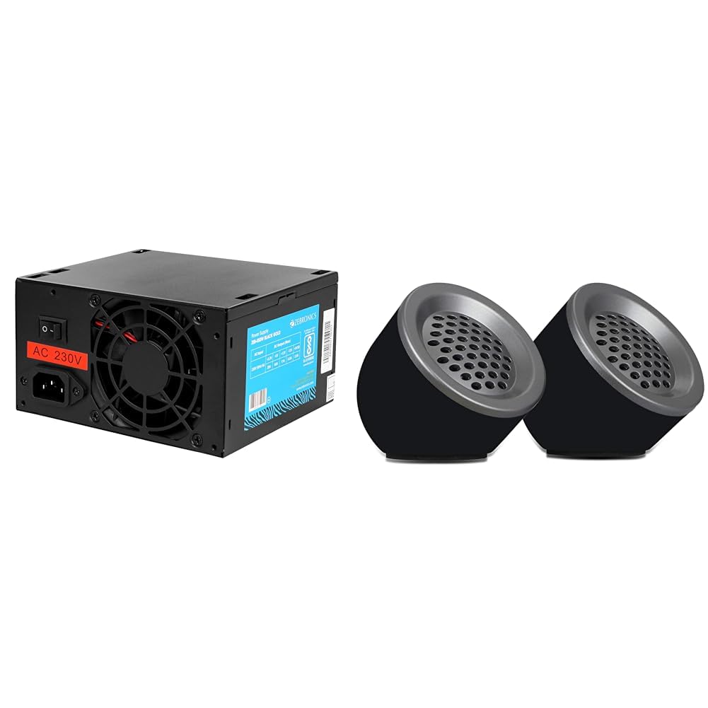 Zebronics 450W Black Gold Power Supply with 3X SATA connectors, 2X Molex, 80mm Built-in Fan, Extra L (B0CKT915G6) Amazon Price History, Amazon Price Tracker