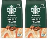 Starbucks Ground Coffee,Flavored Hot or Iced Coffee,Maple Pecan,17 oz ​,(Pack of 2)