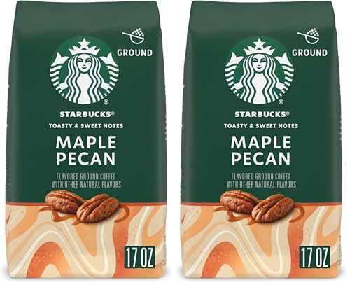 Starbucks Ground Coffee, Maple Pecan Flavored Coffee, Naturally Flavored, 100%