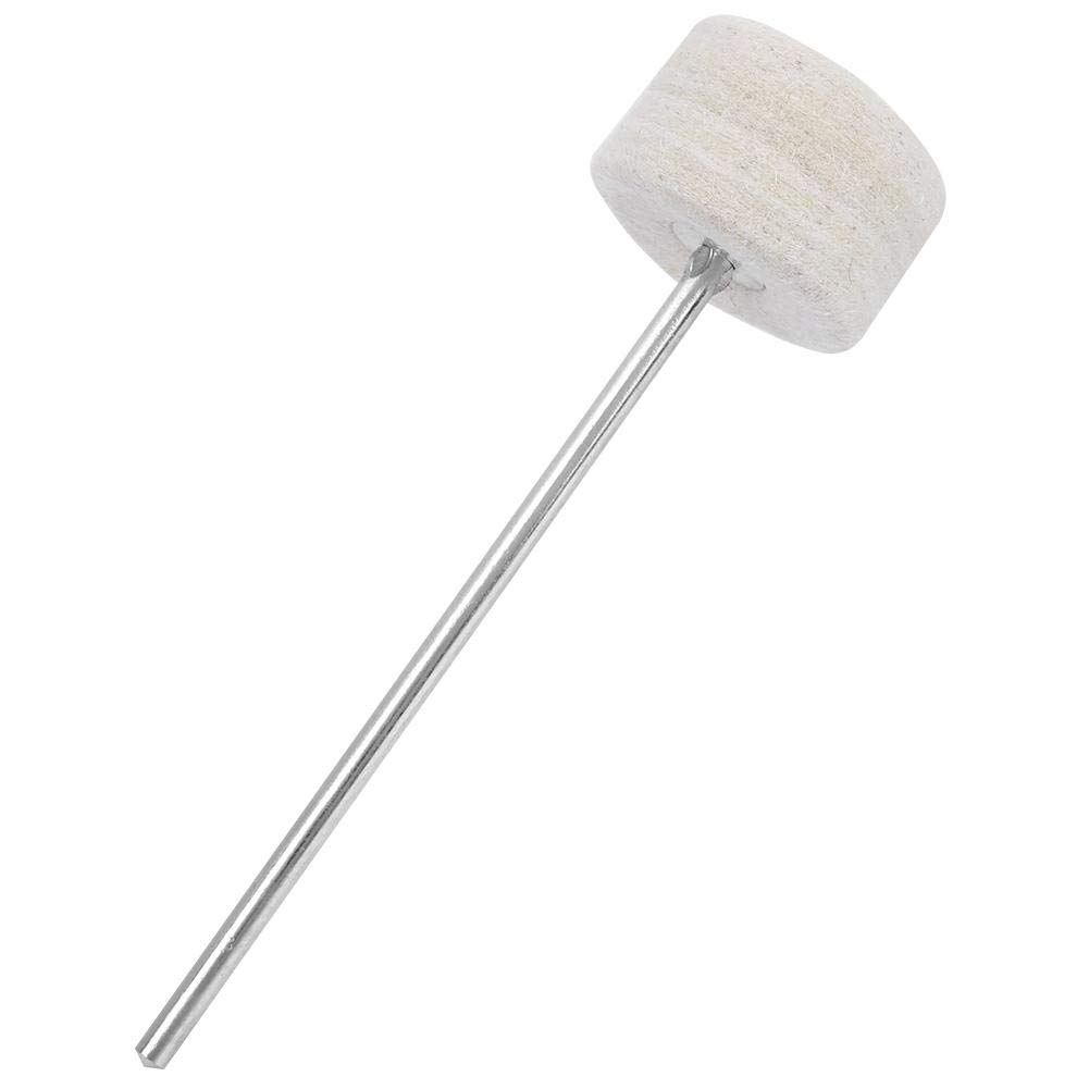 Battente per pedale della batteria addensato, battitore per pedale in feltro durevole, per studenti principianti(Hair hammer)