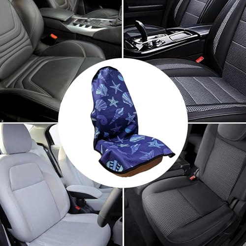 Cubierta frontal de toalla impermeable para asiento de coche antideslizante y lavable 4