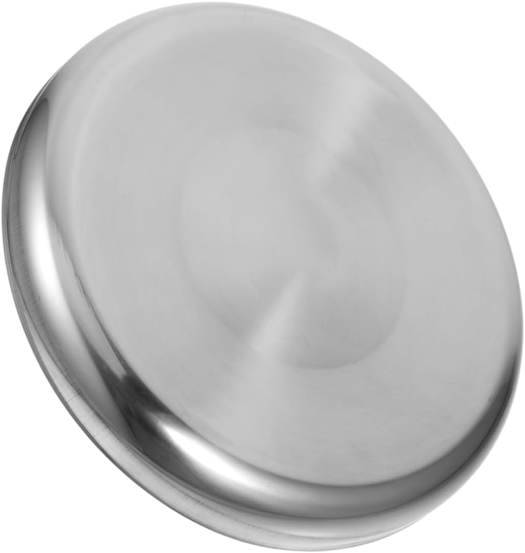 Heavy-Duty Round Stool Seat Cover Thickened Stainless Steel Cushion for Dining Hall Non-Slip Bar Stool Seat Pad