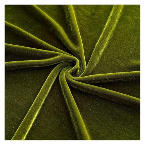 Nappe rectangulaire lavable en velours épais vert olive - 5