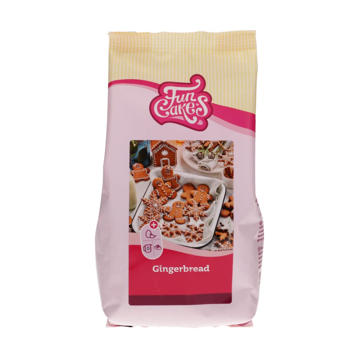 FunCakes Mix für Lebkuchen 500 g: Einfach zu verwendende, Lebkuchenhaus oder Lebkuchenmann Backen, Ideal für Weihnachten