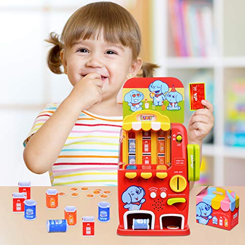 LUKAT Vending Machine Toddler Toys, Pretend Play Electronic Educational Toys for 2 3 4 5 Years Old Boys Girls, Toddler Interactive Learning Playset, Fine Motor Skill Toys for Kids Learning Toys Gift - Thumbnail 6
