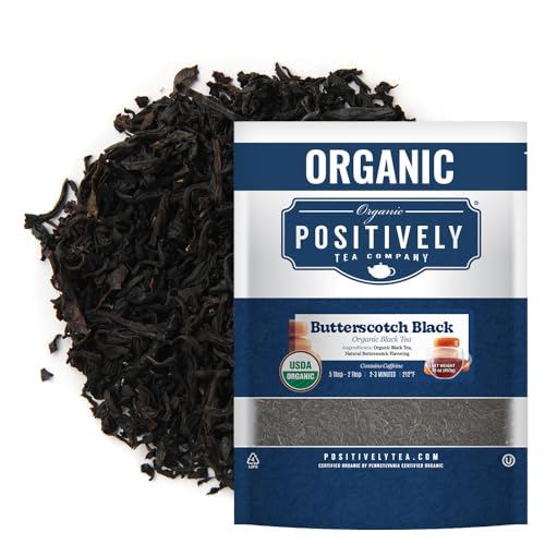 Image of Organic Positively Tea Company, Butterscotch Black Tea, Loose Leaf, 16 Ounce