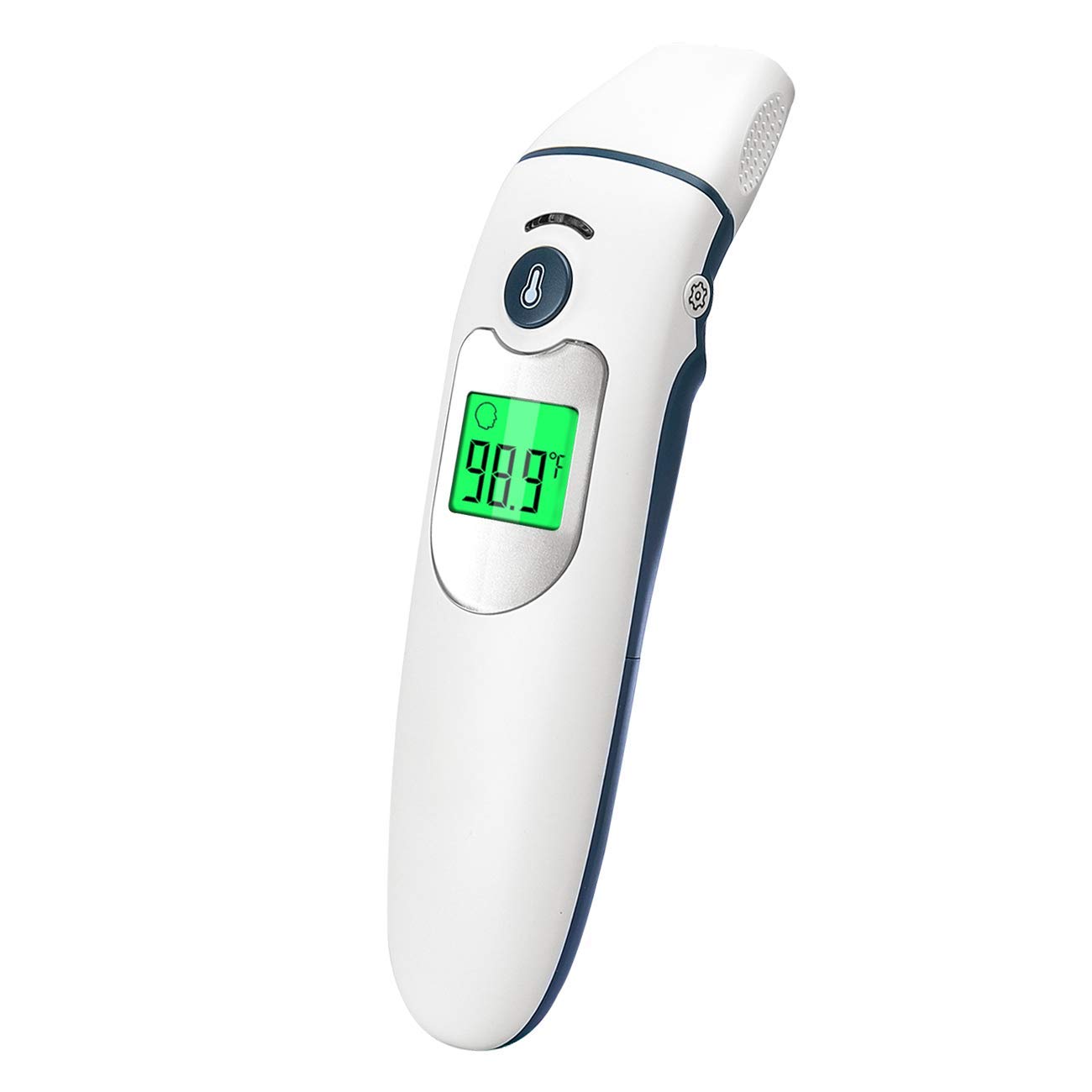 [US Stock 3-7 Weekdays] Ainviata Forehead Thermometer for Fever, 1s No Touch Ear Thermometer for Adults Kids Infrared Digital Thermometer Forehead Temperature Gun with Fever Alarm