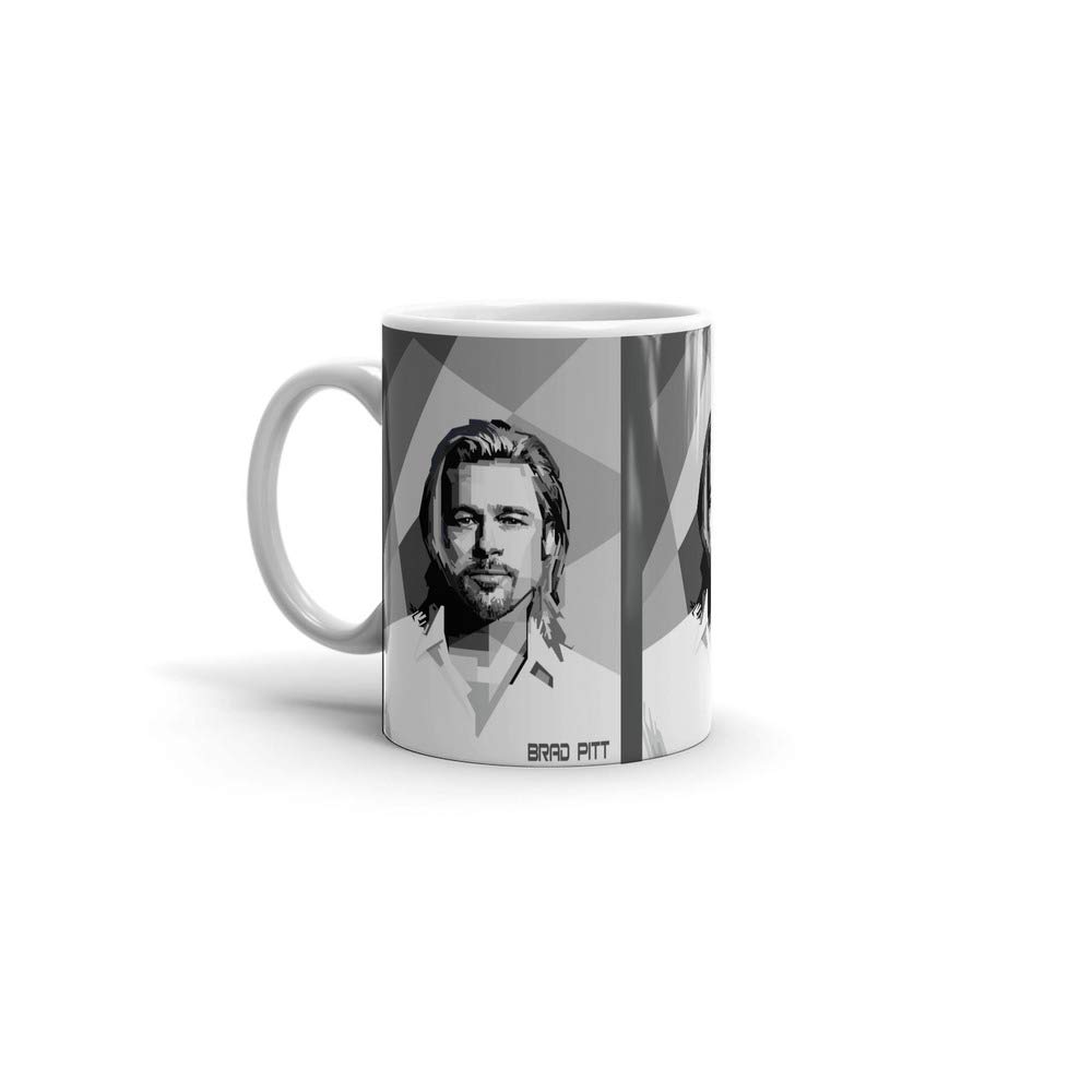 Amazon.com: Coffee and Tea Shop Brad Pitt The Hollywood Actors.. 11Oz  Ceramic Coffee Mugs 836883 : Home & Kitchen