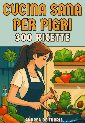 Cucina Sana per Pigri | 300 Ricette tutte pronte in soli 10 minuti. Ricette per ogni momento nell' arco della giornat