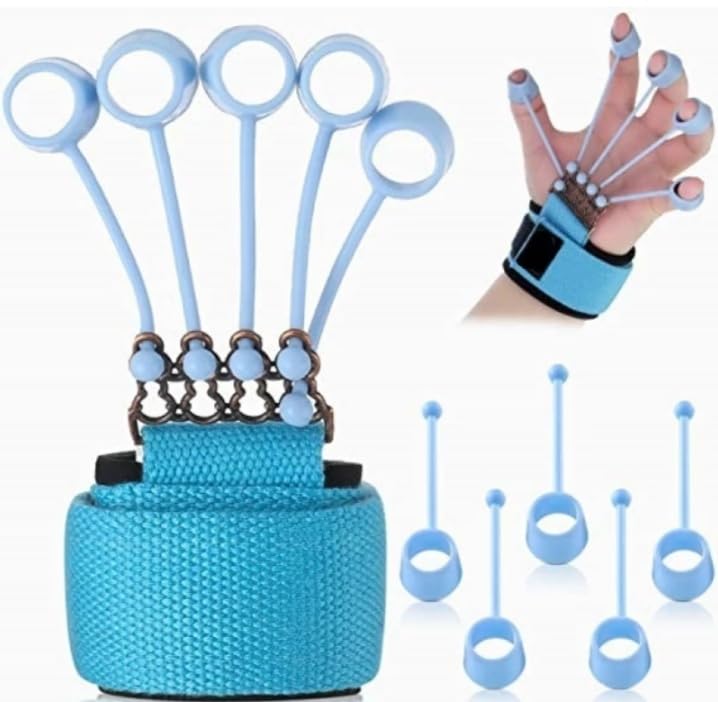 Finger Gripper Strength Trainer Forearm Exerciser Hand Yoga Resistance Band Finger Expander Finger Extension Exerciser Climbing Finger Strengthener Guitar Finger Stretcher For Men Women&kid (B0DDVFBWKD) Amazon Price History, Amazon Price Tracker