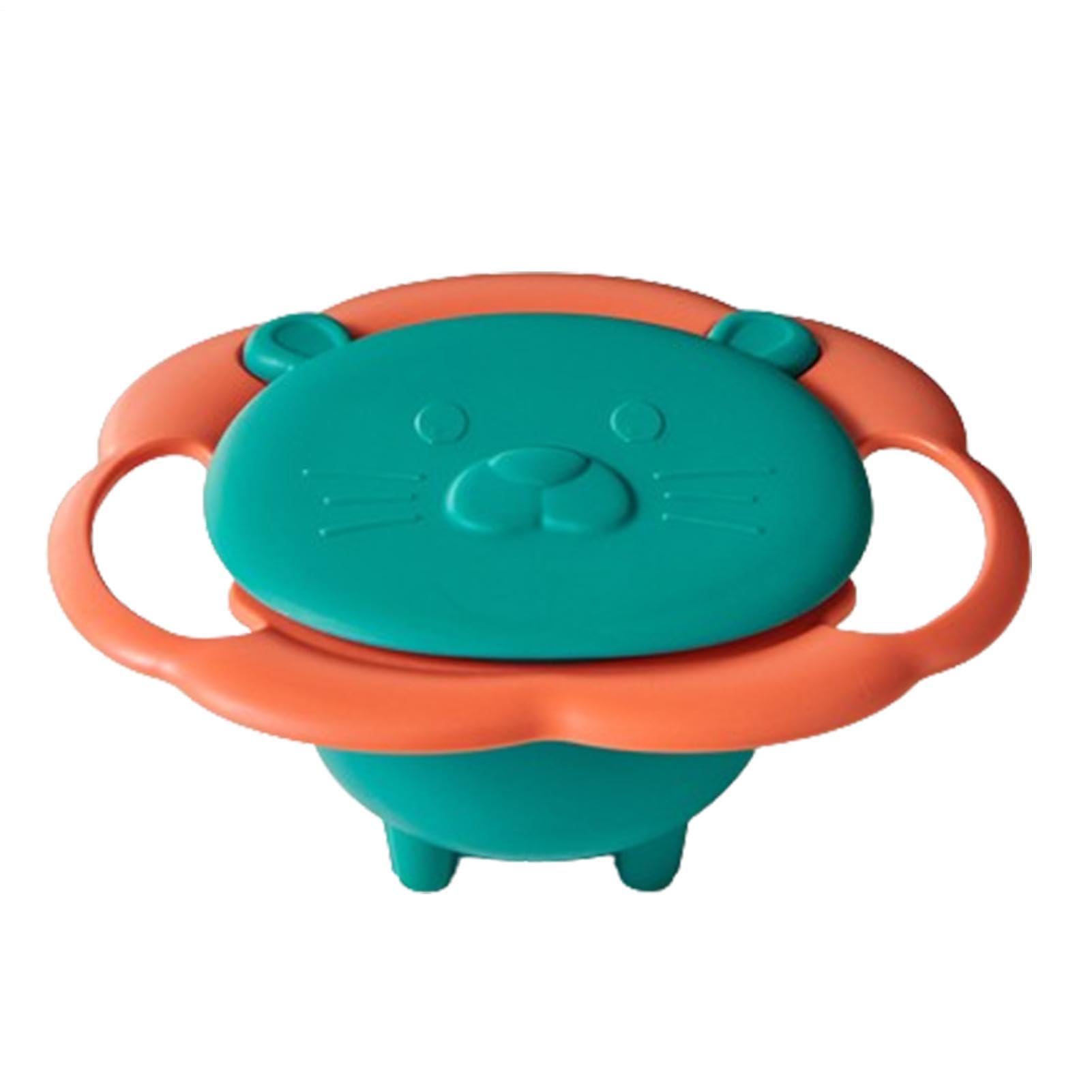Cuenco giroscópico giratorio 360 grados,cuenco giratorioantisderrames | paraniños,cuenco giroscópicoantisescaldado con rotación 360 grados paraniños