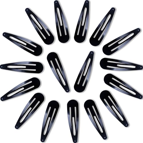 20 Stück Haarspange,Haarclips,Haarspangen,Haarclips Damen,Haarspangen Kinder,Haarspange Schwarz,Spangen,Haarspangen Damen Klein,Rutschfest,5 cm,Schwarz