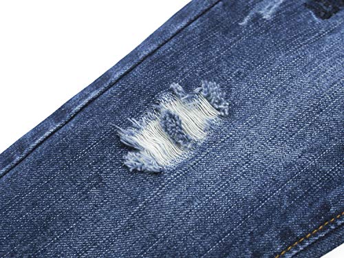 KIDSCOOL SPACE Girls Rabbit Embroidered Elastic Waist Band Inside Cute Slim Jeans4