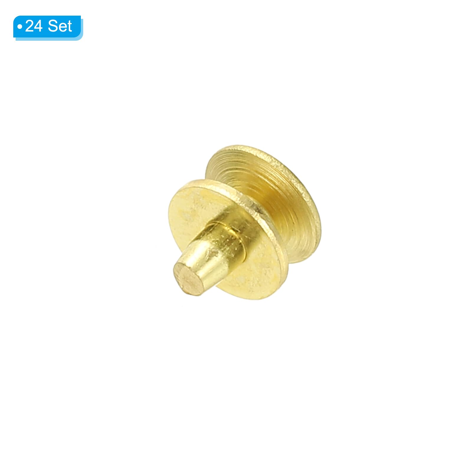 PATIKIL 9x3.3x7mm Leather Rivets and Burrs - Image 3