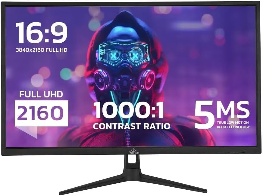YEYIAN Monitor Piatto Gaming 27” 4K UHD HDR | 3840x2160 | IPS | View 178° | 1000:1 | 60 Hz | 16:9 | 1 Miliardi Colori | Risposta 5 ms | NVIDIA G-Sync AMD FreeSync | Altoparlanti | VESA | DP/HDMI/USB YEYIAN Monitor Piatto Gaming 27” 4K UHD HDR | 3840x2160 | IPS | View 178° | 1000:1 | 60 Hz | 16:9 | 1 Miliardi Colori | Risposta 5 ms | NVIDIA G-Sync AMD FreeSync | Altoparlanti | VESA | DP/HDMI/USB