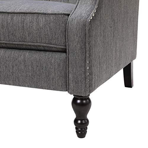 Sillón Tufted Tapizado Gris miniatura 6