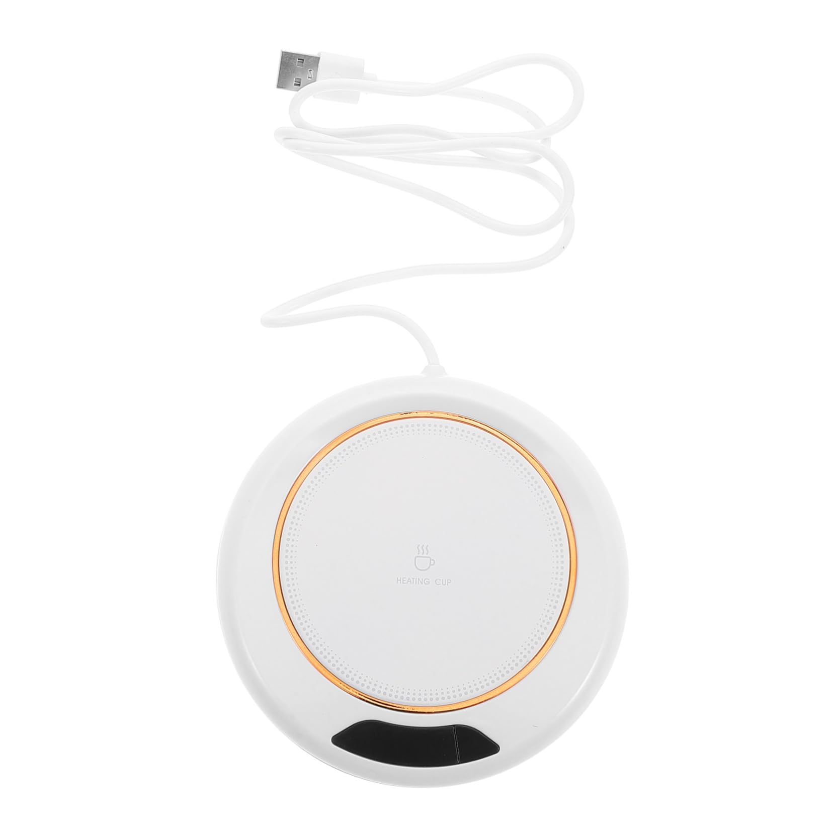 ABOOFAN Adjustable Temperature Heating Coaster Reusable for Office Home Desk Warm Beverage Warmer