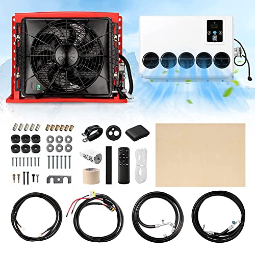 Aire acondicionado de 12 V para caravana, unidad de CC universal dividido para coche para camión,...