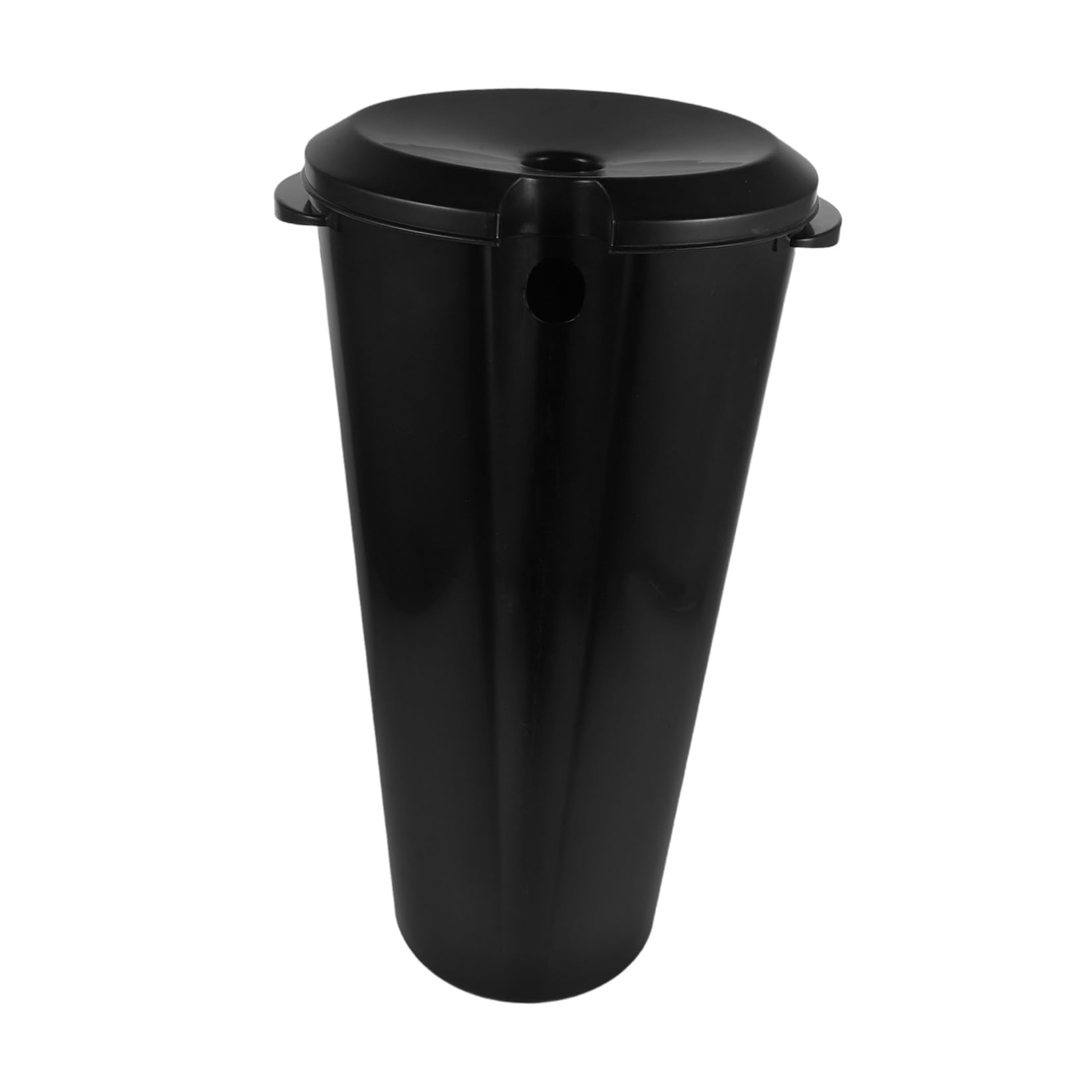 Lavacabezas Portátil para Cabello de 15 L con Tapa y Cubo Negro