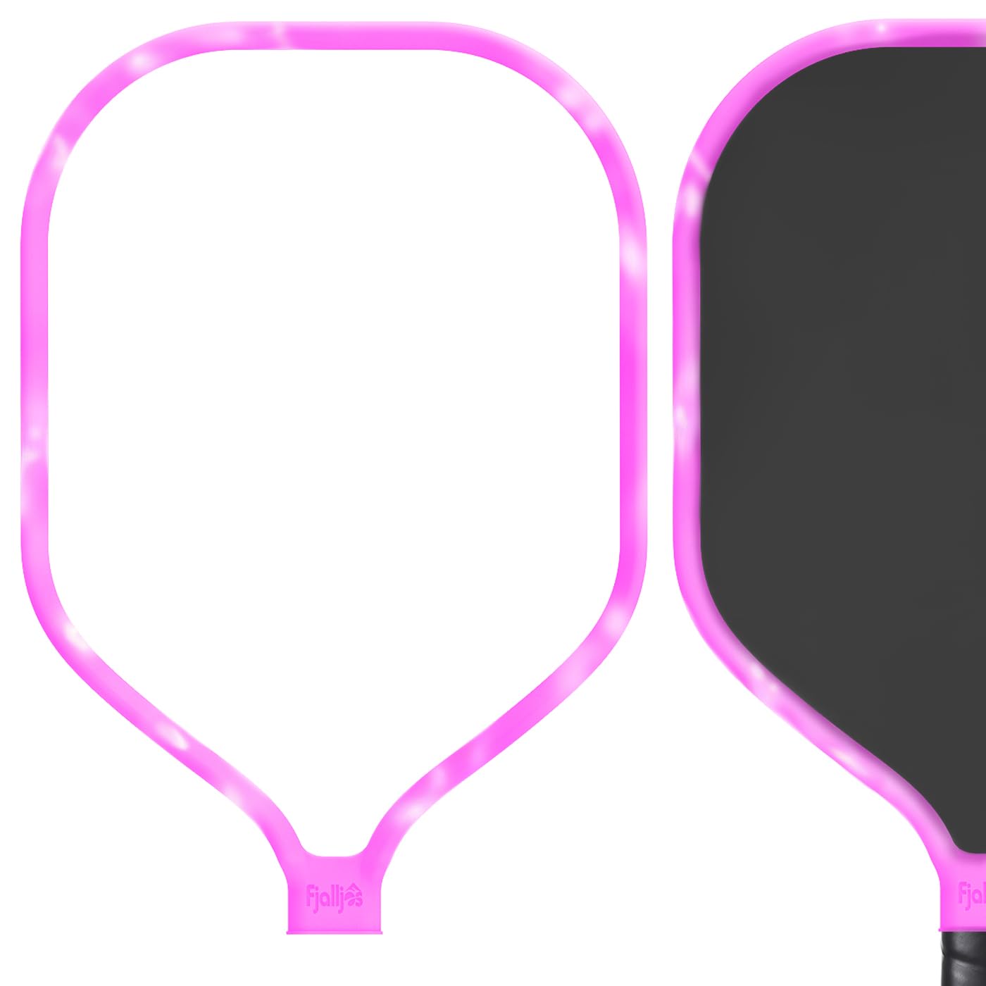 Photo 1 of **2 PACK**Fjalljós Pickleball Paddle Edge Guard & Weighted Training Aid to Boost Swing Power & Protect Your Paddle (Black,23mm)