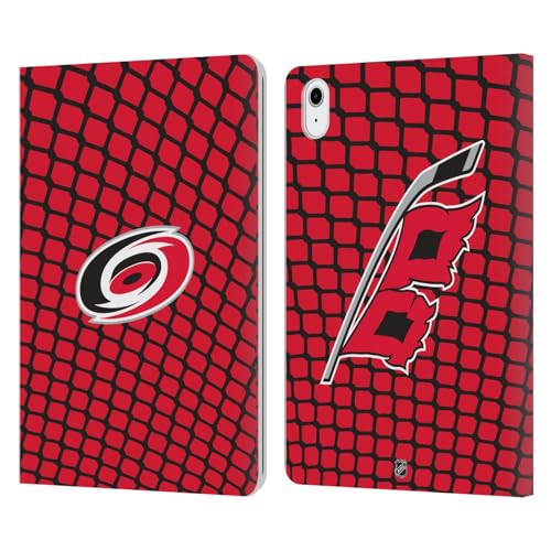 Étui portefeuille Carolina Hurricanes iPad Air 11 en cuir avec support