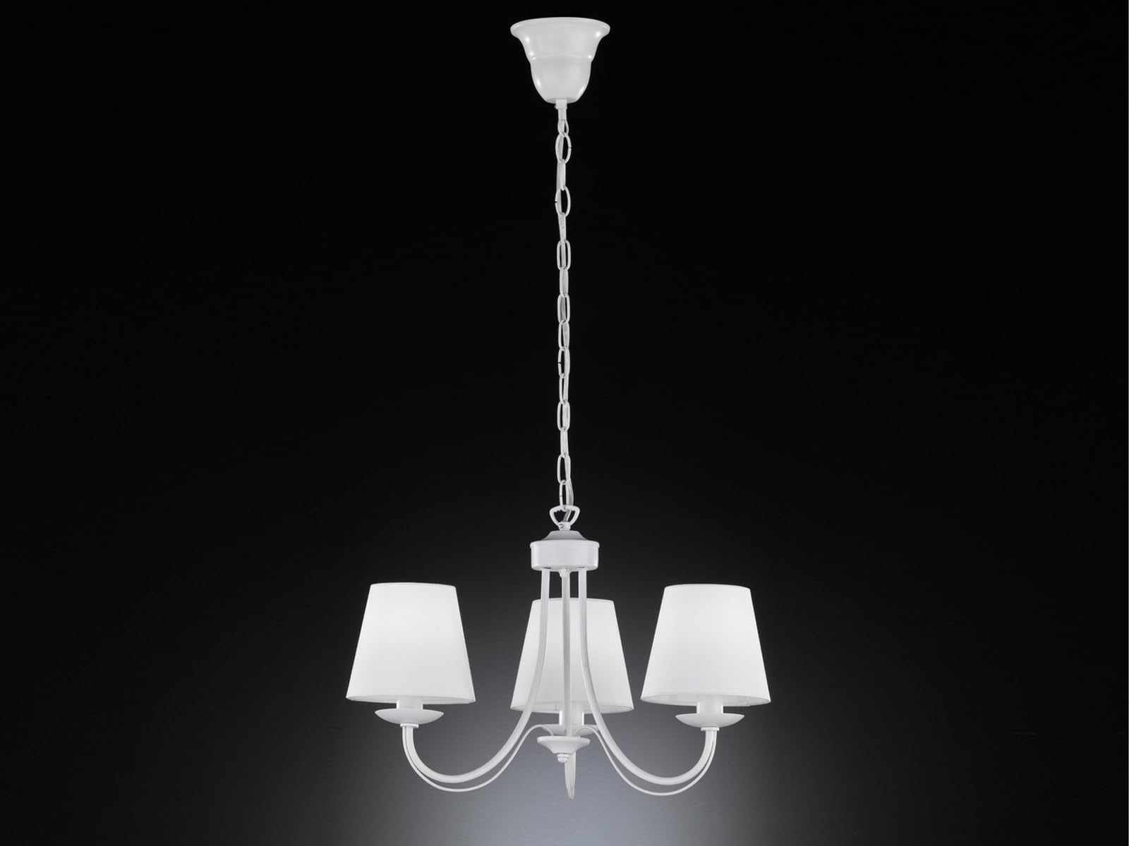 Trio Lighting Cortez Lámpara Colgante E14, 28 W, Blanco, 47 x 47 x 150 cm