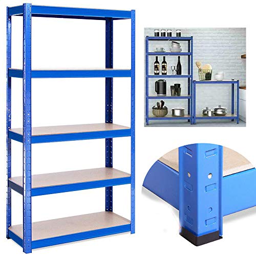 Estantería Para Cargas Pesadas, 180 X 90 X 40 Cm, Capacidad De Carga De Hasta 175 Kg Por Estante, Se Puede Utilizar Como Estantería Para Sótan Estantería Para Cargas Pesadas, 180 X 90 X 40 Cm, Capacidad De Carga De Hasta 175 Kg Por Estante, Se Puede Utilizar Como Estantería Para Sótan