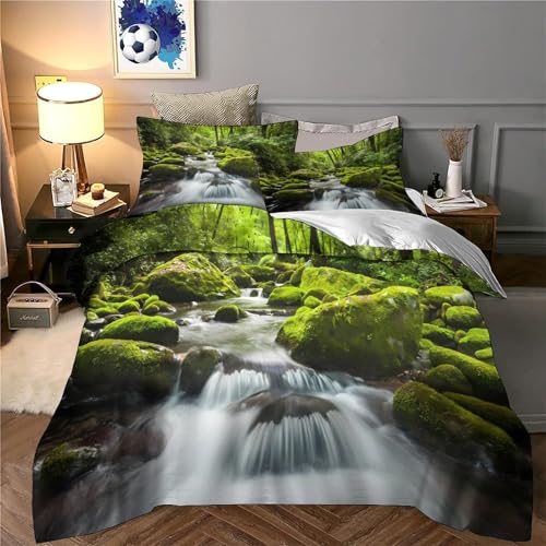 Housse de couette effet 3D forestier en microfibre ultra douce - 6
